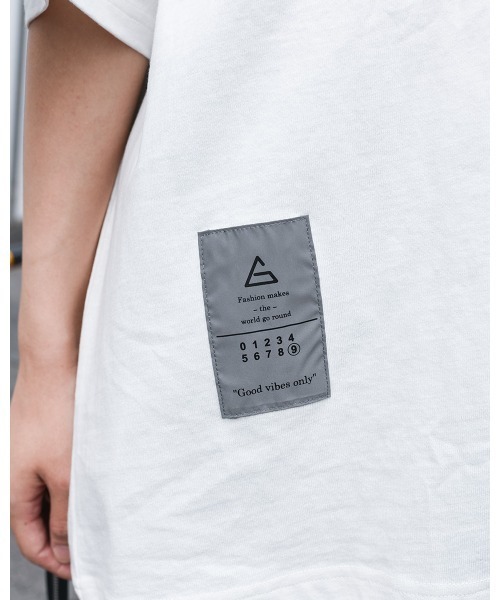 A‘gem 9(エージェムナイン)の「『A'GEM/9』ZIPデザインメッシュ半袖Tシャツ(Tシャツ/カットソー・メンズ・ホワイト/ブラック・FREE)」の20枚目の写真