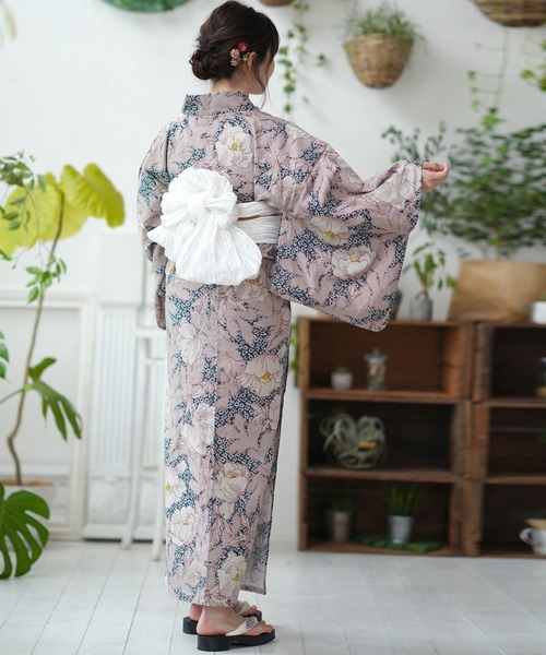 新品【ブルー×グレー】utatane ニコアンティーク モダンアンテナ 浴衣単品 新品【ブルー×グレー】utatane ニコアンティーク モダンアンテナ