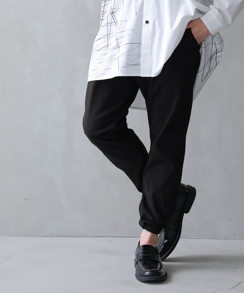 osharewalker（オシャレウォーカー）の「【廃盤】『サルエル風チノパンツ』（チノパンツ・メンズ・ベージュ/ブラック/カーキ・XL/M/L）」の2枚目の写真