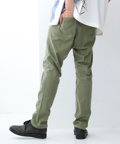osharewalker（オシャレウォーカー）の「【廃盤】『サルエル風チノパンツ』（チノパンツ・メンズ・ベージュ/ブラック/カーキ・XL/M/L）」の5枚目の写真