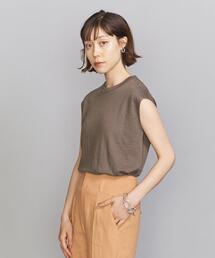 BEAUTY&YOUTH UNITED ARROWS | BY 麻ブレンドクルーネックノースリーブカットソー(Tシャツ/カットソー)
