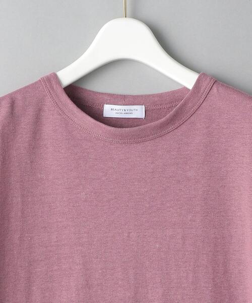 BEAUTY&YOUTH UNITED ARROWS（ビューティーアンドユースユナイテッドアローズ）の「BY 麻ブレンドクルーネックノースリーブカットソー（Tシャツ/カットソー・レディース・ホワイト/ブラック/ピンク/オリーブ/ライラック・FREE）」の19枚目の写真