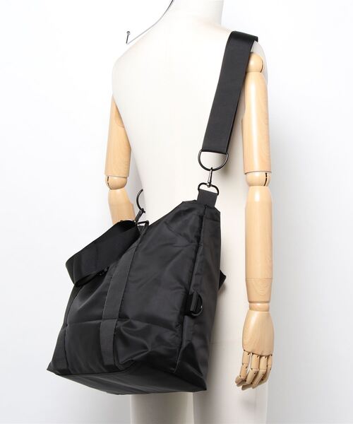 STYLEBLOCK（スタイルブロック）の「ナイロン2WAYショルダーバッグ（ショルダーバッグ・レディース・グレー/ブラック/ブルー・FREE）」の5枚目の写真