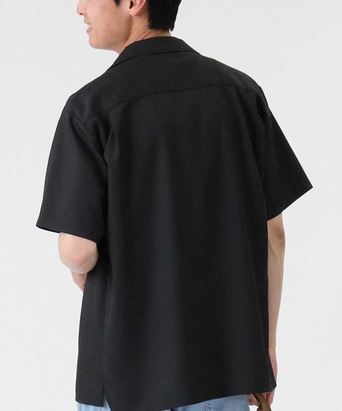 PLUS ONE（プラスワン）の「【接触冷感】【PLUS ONE】ストレッチ開襟半袖シャツ / 吸水速乾（シャツ/ブラウス・メンズ・ネイビー×ホワイト/ブラック/オフホワイト/グリーン/ターコイズブルー/ベージュ・L/M/XL）」の17枚目の写真