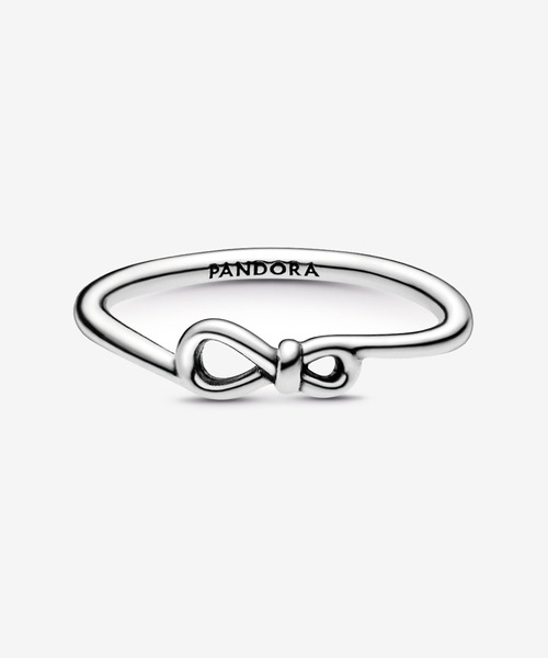 PANDORA インフィニティノット 925　スターリング　シルバーリング PANDORA 925 Sterling Silver Signed Infinity Symbol Knot Band