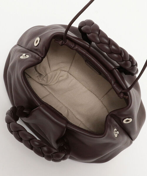 Demi-Luxe BEAMS（デミルクス ビームス）の「HEREU / BOMBON レザーバッグ（ショルダーバッグ・レディース・ライトブルー/ブラック/ダークブラウン/ホワイト系その他5/オレンジ・ONE SIZE）」の7枚目の写真