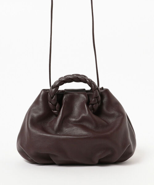 Demi-Luxe BEAMS（デミルクス ビームス）の「HEREU / BOMBON レザーバッグ（ショルダーバッグ・レディース・ライトブルー/ブラック/ダークブラウン/ホワイト系その他5/オレンジ・ONE SIZE）」の8枚目の写真