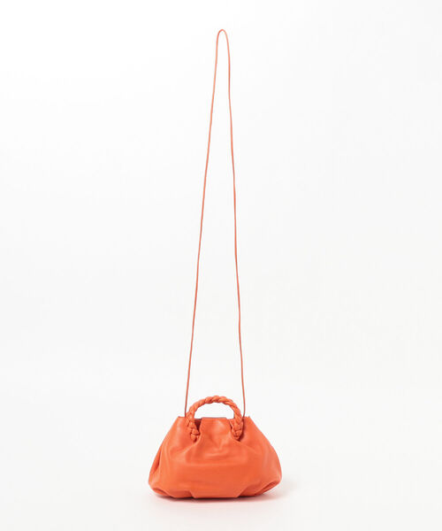 Demi-Luxe BEAMS(デミルクス ビームス)の「HEREU / BOMBON レザーバッグ(ショルダーバッグ・レディース・ライトブルー/ブラック/ダークブラウン/ホワイト系その他5/オレンジ・ONE SIZE)」の19枚目の写真