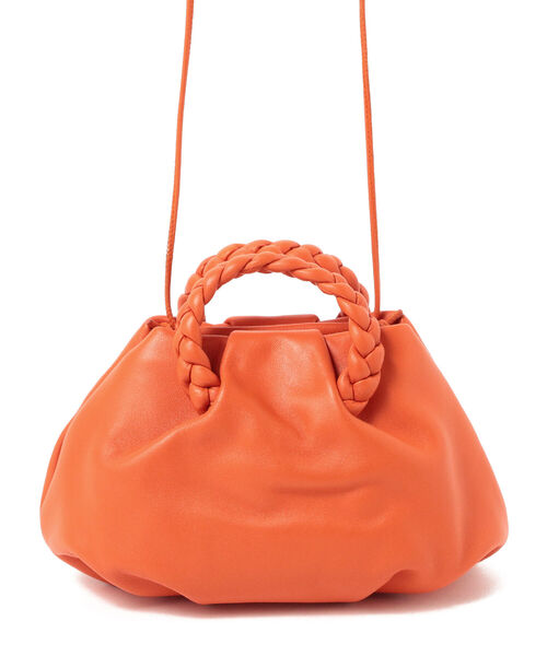 Demi-Luxe BEAMS（デミルクス ビームス）の「HEREU / BOMBON レザーバッグ（ショルダーバッグ・レディース・ライトブルー/ブラック/ダークブラウン/ホワイト系その他5/オレンジ・ONE SIZE）」の20枚目の写真