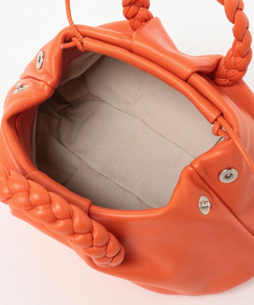 Demi-Luxe BEAMS（デミルクス ビームス）の「HEREU / BOMBON レザーバッグ（ショルダーバッグ・レディース・ライトブルー/ブラック/ダークブラウン/ホワイト系その他5/オレンジ・ONE SIZE）」の21枚目の写真