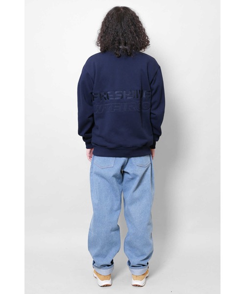 UNION（ユニオン）の「FRESH JIVE COURT PULLOVER スウェット（スウェット・メンズ・ネイビー/レッド・SMALL/MEDIUM/LARGE/X-LARGE）」の6枚目の写真