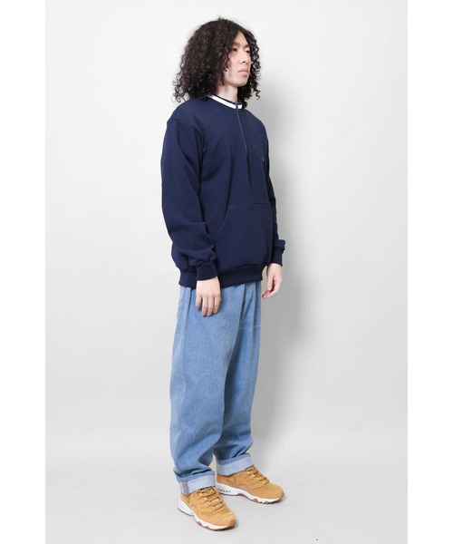 UNION（ユニオン）の「FRESH JIVE COURT PULLOVER スウェット（スウェット・メンズ・ネイビー/レッド・SMALL/MEDIUM/LARGE/X-LARGE）」の4枚目の写真