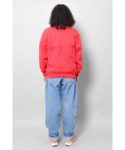 UNION（ユニオン）の「FRESH JIVE COURT PULLOVER スウェット（スウェット・メンズ・ネイビー/レッド・SMALL/MEDIUM/LARGE/X-LARGE）」の8枚目の写真