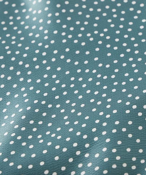 RIVE DROITE（リヴドロワ）の「縦長ラインでスタイルアップ　ハンマーサテンドットスカート（スカート・レディース・ミント/ブラック・36/38）」の14枚目の写真