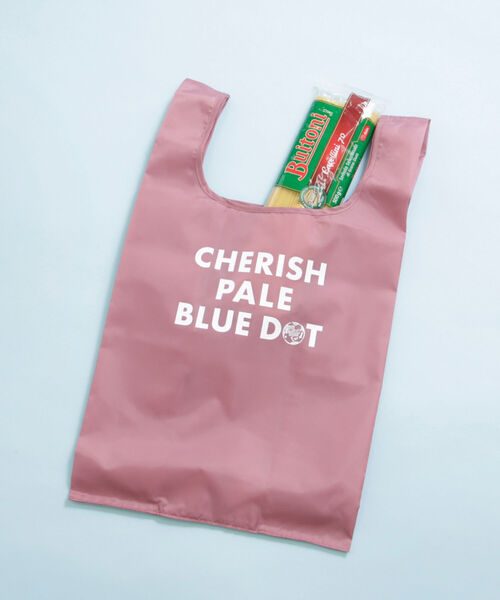 Afternoon Tea（アフタヌーンティー）の「CHERISH PALE BLUE DOT/エコバッグM（エコバッグ/サブバッグ・レディース・ホワイト/ベージュ/ネイビー/ピンク/ブルー/グリーン・ONE SIZE）」の6枚目の写真