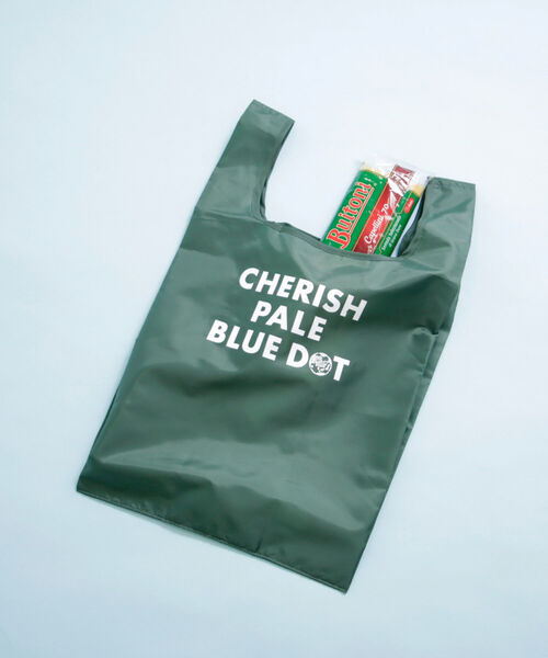 Afternoon Tea（アフタヌーンティー）の「CHERISH PALE BLUE DOT/エコバッグM（エコバッグ/サブバッグ・レディース・ホワイト/ベージュ/ネイビー/ピンク/ブルー/グリーン・ONE SIZE）」の3枚目の写真