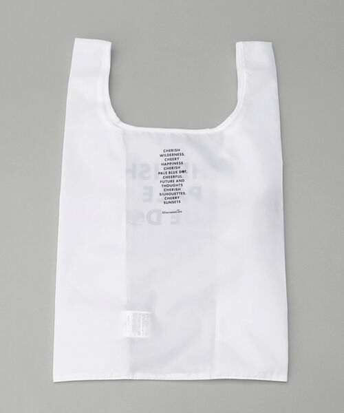 Afternoon Tea（アフタヌーンティー）の「CHERISH PALE BLUE DOT/エコバッグM（エコバッグ/サブバッグ・レディース・ホワイト/ベージュ/ネイビー/ピンク/ブルー/グリーン・ONE SIZE）」の18枚目の写真