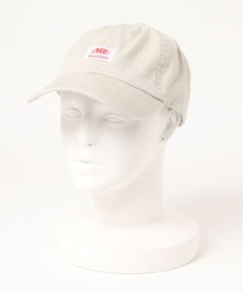 ROUND HOUSE（ラウンドハウス）の「【 newhattan × ROUND HOUSE 】 コットン ローキャップ（キャップ・メンズ・サンドベージュ/ホワイト/ブラック/ベージュ/コーラル/ロイヤルブルー/カーキ/グレー・FREE）」の6枚目の写真