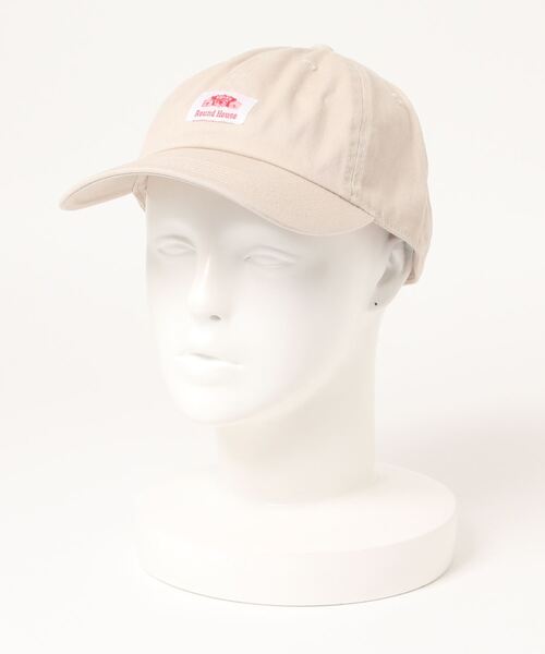 ROUND HOUSE（ラウンドハウス）の「【 newhattan × ROUND HOUSE 】 コットン ローキャップ（キャップ・メンズ・サンドベージュ/ホワイト/ブラック/ベージュ/コーラル/ロイヤルブルー/カーキ/グレー・FREE）」の10枚目の写真