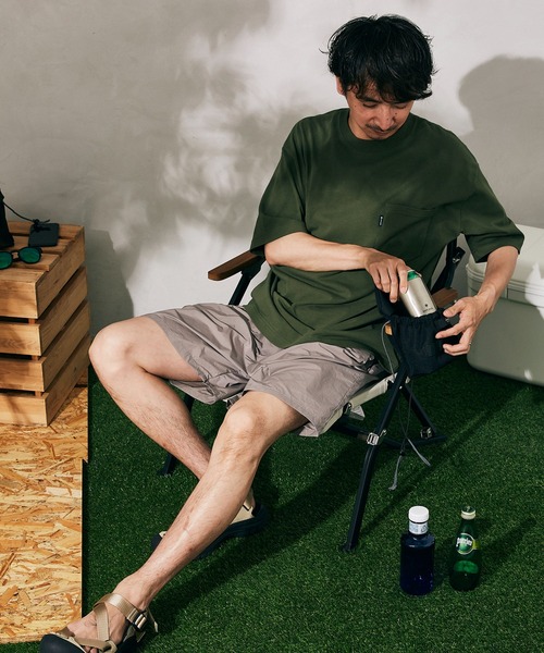 Snow Peak(スノーピーク)の「【Snow Peak×relume / スノーピーク】Circle Logo プリントTシャツ(Tシャツ/カットソー・メンズ・カーキ/ホワイト/ブラック/キャメル・MEDIUM/LARGE/SMALL)」の21枚目の写真