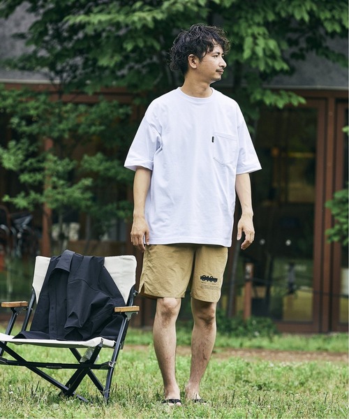 Snow Peak(スノーピーク)の「【Snow Peak×relume / スノーピーク】Circle Logo プリントTシャツ(Tシャツ/カットソー・メンズ・カーキ/ホワイト/ブラック/キャメル・MEDIUM/LARGE/SMALL)」の5枚目の写真