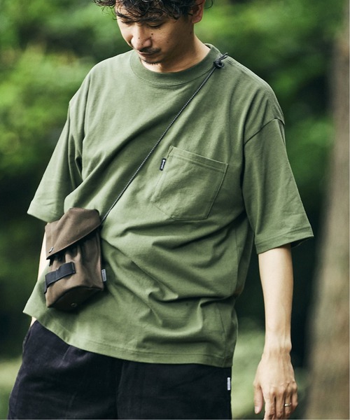 Snow Peak(スノーピーク)の「【Snow Peak×relume / スノーピーク】Circle Logo プリントTシャツ(Tシャツ/カットソー・メンズ・カーキ/ホワイト/ブラック/キャメル・MEDIUM/LARGE/SMALL)」の13枚目の写真