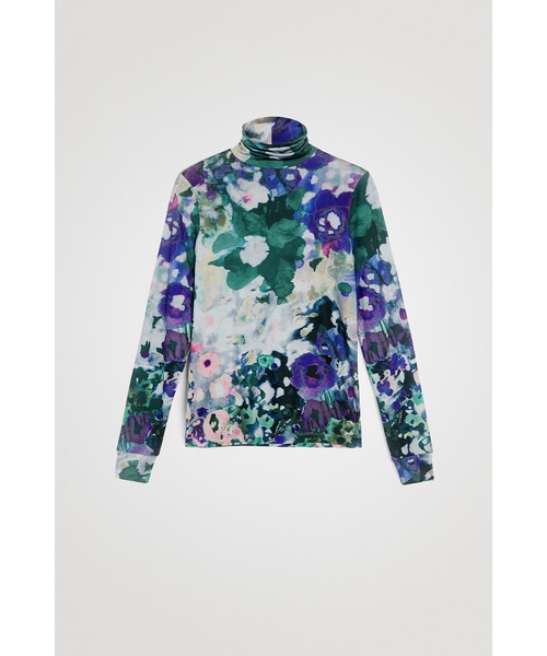 Desigual(デシグアル)の「アーティ スリムTシャツ INAYA(Tシャツ/カットソー・レディース・ブルー・L/M/2L/S)」の8枚目の写真
