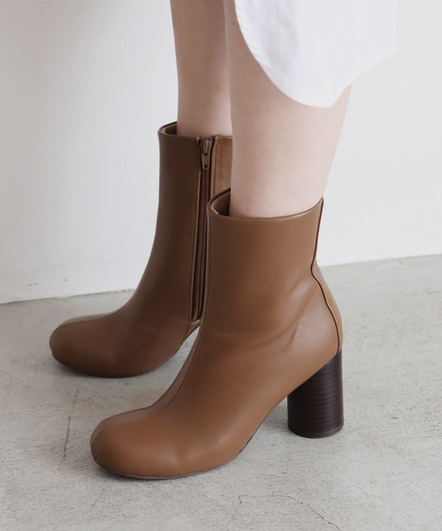 EVOL（イーボル）の「【EVOL】サイドゴアショートブーツ IR9589（ブーツ・レディース・ブラック/ベージュ/ブラウン・LL/S/M/L）」の21枚目の写真