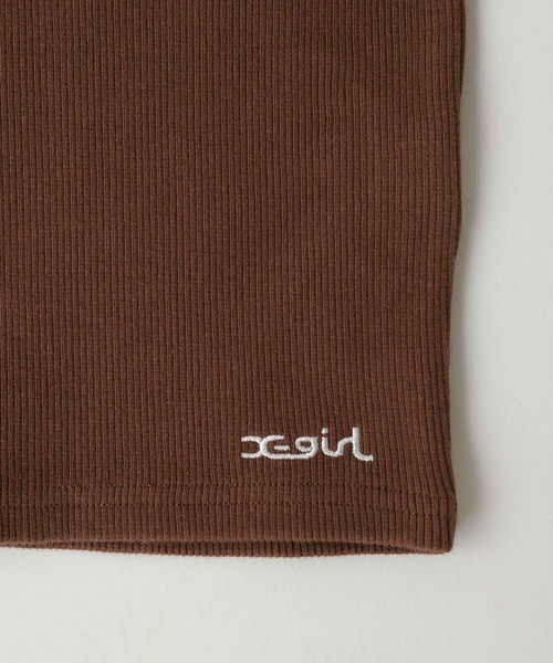 X-girl（エックスガール）の「2WAY S/S CARDIGAN（カーディガン/ボレロ・レディース・ブラウン/ブラック/ライトブルー/ホワイト・S/M）」の12枚目の写真