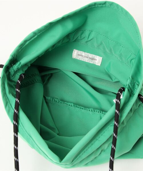 apres jour mignon（アプレジュールミニョン）の「ナイロン巾着バッグ【ZOZOTOWN限定アイテム】（ショルダーバッグ・レディース・パープル/ブラック/グリーン/ピンク・ONESIZE）」の13枚目の写真