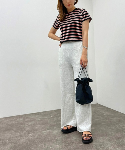 apres jour mignon（アプレジュールミニョン）の「ナイロン巾着バッグ【ZOZOTOWN限定アイテム】（ショルダーバッグ・レディース・パープル/ブラック/グリーン/ピンク・ONESIZE）」の7枚目の写真