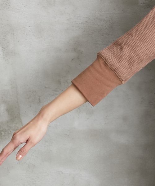 バックレースアップワッフルカットソーワンピース Fan ワンピース ローズファンファン ワンピース Rose 大きいサイズ Rose Fan Fan ローズファンファン のファッション