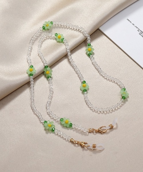 LAC-VERT（ラック・ヴェール）の「マスク/ネックレス2WAYフラワービーズチェーン（ネックレス・レディース・その他1/その他2/その他3/その他4/その他5/その他6/その他7/その他9/その他11/その他10・FREE）」の2枚目の写真