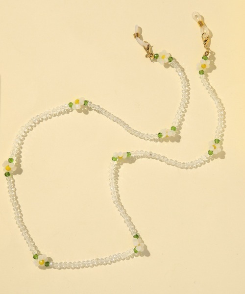 LAC-VERT（ラック・ヴェール）の「マスク/ネックレス2WAYフラワービーズチェーン（ネックレス・レディース・その他1/その他2/その他3/その他4/その他5/その他6/その他7/その他9/その他11/その他10・FREE）」の3枚目の写真