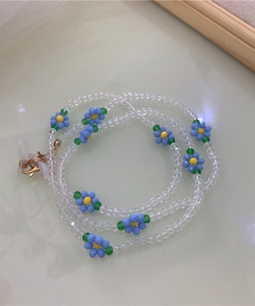 LAC-VERT（ラック・ヴェール）の「マスク/ネックレス2WAYフラワービーズチェーン（ネックレス・レディース・その他1/その他2/その他3/その他4/その他5/その他6/その他7/その他9/その他11/その他10・FREE）」の5枚目の写真