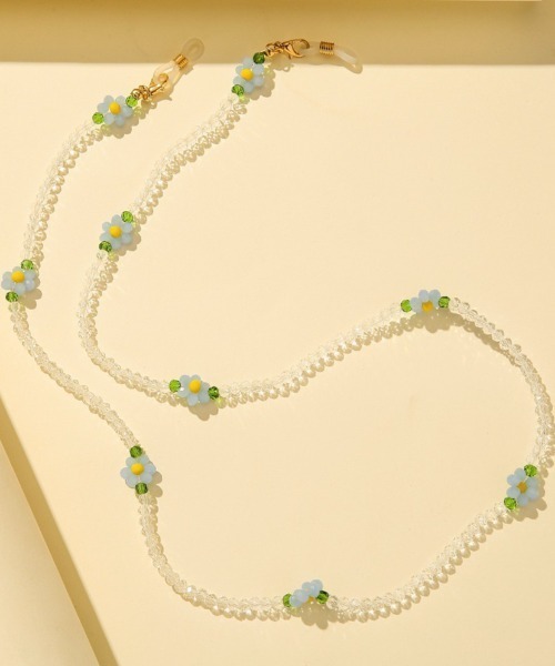 LAC-VERT（ラック・ヴェール）の「マスク/ネックレス2WAYフラワービーズチェーン（ネックレス・レディース・その他1/その他2/その他3/その他4/その他5/その他6/その他7/その他9/その他11/その他10・FREE）」の6枚目の写真
