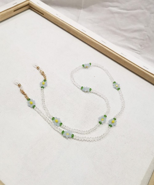 LAC-VERT（ラック・ヴェール）の「マスク/ネックレス2WAYフラワービーズチェーン（ネックレス・レディース・その他1/その他2/その他3/その他4/その他5/その他6/その他7/その他9/その他11/その他10・FREE）」の15枚目の写真