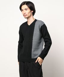 HIDEAWAYS NICOLE | アミジキリカエランダムリブニット(ニット/セーター)