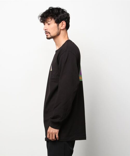 LFYT（エルエフワイティー）の「LFYT ラファイエット [Lafayette] - エクストリーム アウトドア ロゴ グラフィック 長袖 シャツ[X-TREME OUTDOOR LOGO L/S TEE]（Tシャツ/カットソー・メンズ・ブラック/イエロー/オレンジ/ホワイト・L/S/XL/M）」の19枚目の写真