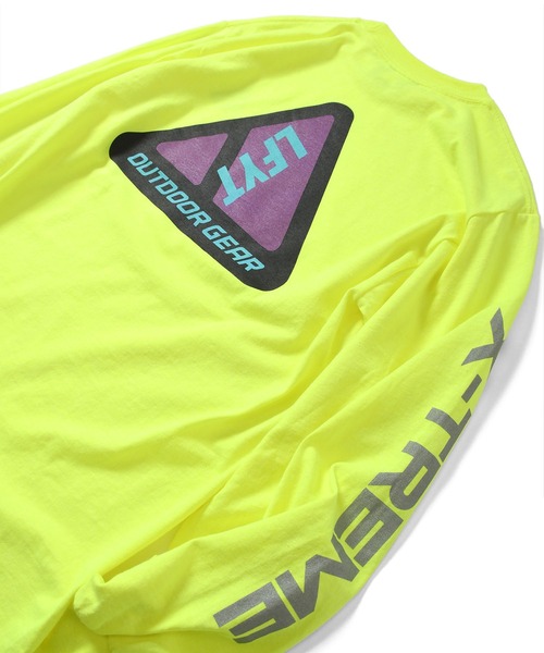 LFYT（エルエフワイティー）の「LFYT ラファイエット [Lafayette] - エクストリーム アウトドア ロゴ グラフィック 長袖 シャツ[X-TREME OUTDOOR LOGO L/S TEE]（Tシャツ/カットソー・メンズ・ブラック/イエロー/オレンジ/ホワイト・L/S/XL/M）」の12枚目の写真