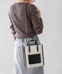 URBAN RESEARCH Sonny Label | パイピングスクエアトートバッグ(トートバッグ)