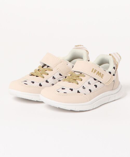 IFME(イフミー)の「IFME イフミー キッズ スニーカー【超軽量】 20-1809(スニーカー・キッズ・パープル/ベージュ/ホワイト・15.5cm/18.5cm/19.0cm/16.5cm/15.0cm/17.5cm/17.0cm/16.0cm/18.0cm)」の2枚目の写真