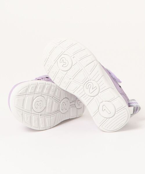 IFME(イフミー)の「IFME イフミー キッズ スニーカー【超軽量】 20-1809(スニーカー・キッズ・パープル/ベージュ/ホワイト・15.5cm/18.5cm/19.0cm/16.5cm/15.0cm/17.5cm/17.0cm/16.0cm/18.0cm)」の4枚目の写真