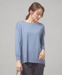 closet story | ＜closet story（クローゼットストーリー）＞イージー ワイド サイドスリット ニット -ウォッシャブル-(ニット/セーター)