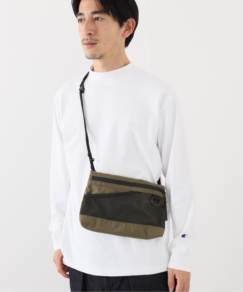 JOURNAL STANDARD relume（ジャーナルスタンダード　レリューム）の「【Snow Peak/ スノーピーク】Everyday Use サコッシュ（ショルダーバッグ・メンズ・ブラック/キャメル・FREE）」の4枚目の写真