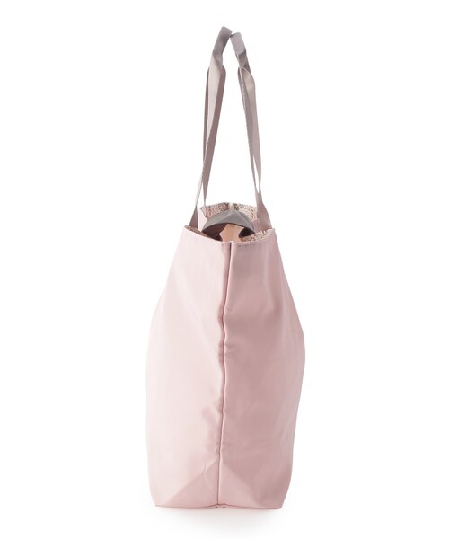 LAURA ASHLEY(ローラアシュレイ)の「パルテール柄 ポーチ付きトートバッグ(トートバッグ・レディース・チャコール/ピンク系5・00)」の4枚目の写真