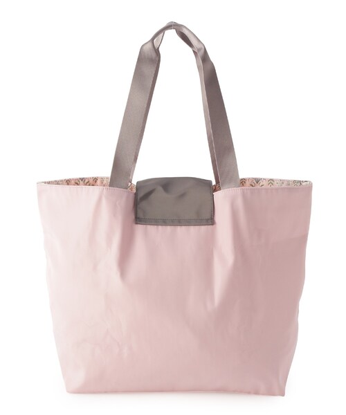 LAURA ASHLEY(ローラアシュレイ)の「パルテール柄 ポーチ付きトートバッグ(トートバッグ・レディース・チャコール/ピンク系5・00)」の5枚目の写真