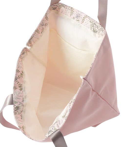 LAURA ASHLEY(ローラアシュレイ)の「パルテール柄 ポーチ付きトートバッグ(トートバッグ・レディース・チャコール/ピンク系5・00)」の6枚目の写真
