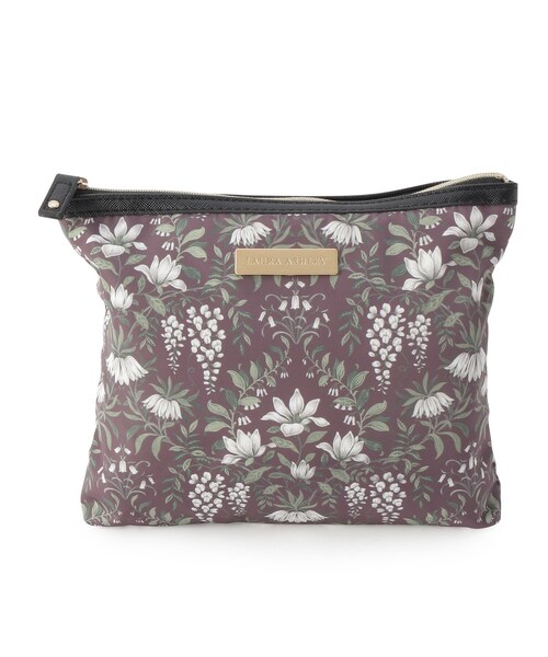 LAURA ASHLEY(ローラアシュレイ)の「パルテール柄 ポーチ付きトートバッグ(トートバッグ・レディース・チャコール/ピンク系5・00)」の9枚目の写真
