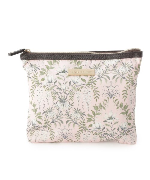 LAURA ASHLEY(ローラアシュレイ)の「パルテール柄 ポーチ付きトートバッグ(トートバッグ・レディース・チャコール/ピンク系5・00)」の10枚目の写真